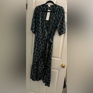 Silk & Salt Journey Maxi Wrap Dress - NWT